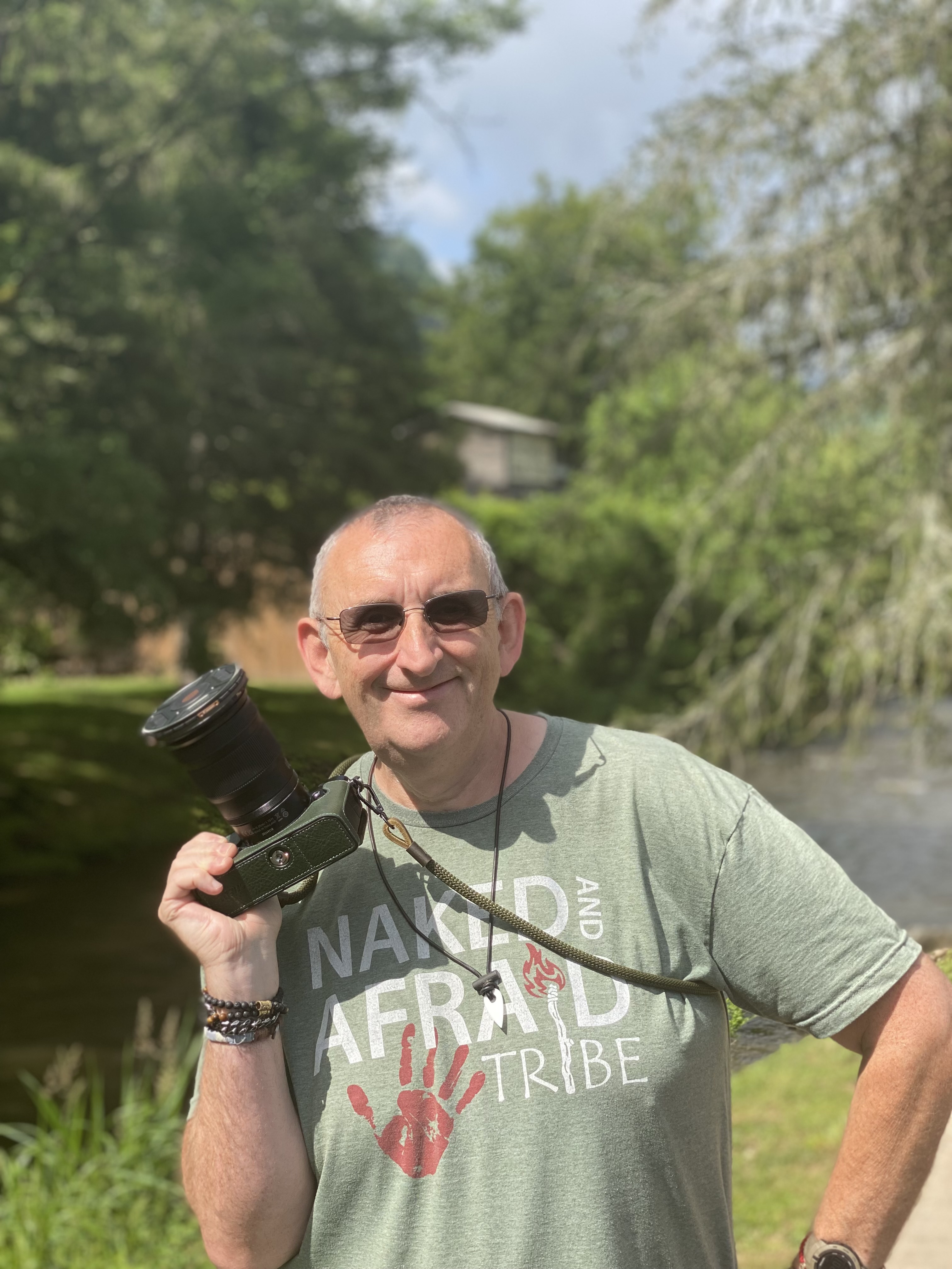 Jock Brocas by the lake