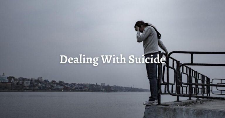 Dealing With Suicide Loss Of A Loved One cover