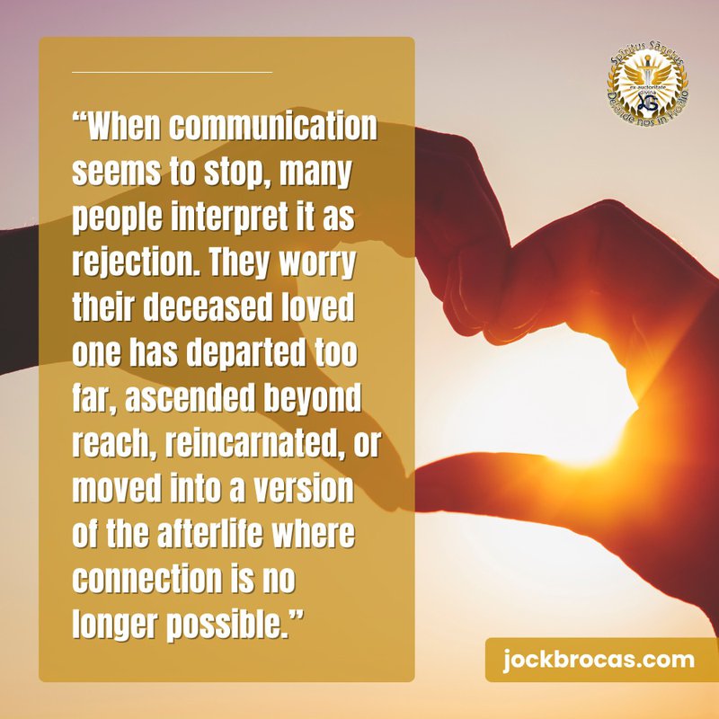 When loved ones stop communicating